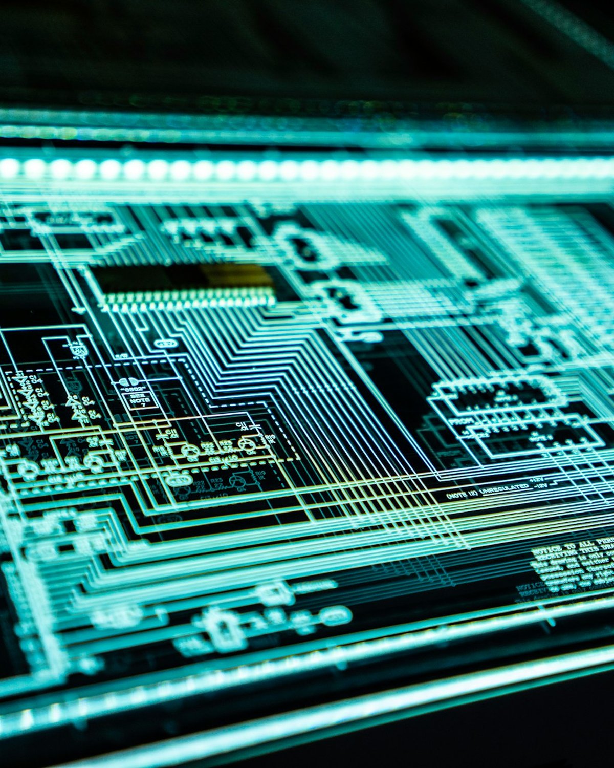 Close-up of a circuit board representing AI-ready computing infrastructure